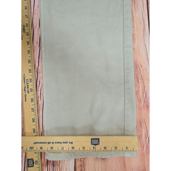 Orvis Mens Light Khaki Cotton Pants 40x32 Relaxed Fit - Picture 9 of 9